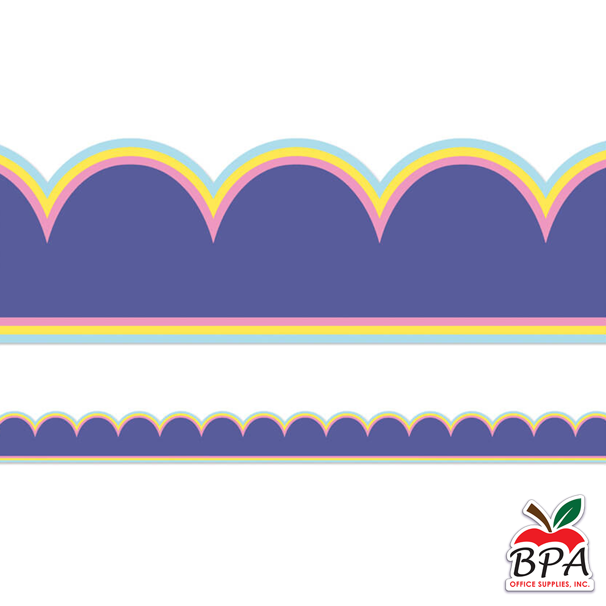 Carson Dellosa •  Borde "We Stick Together - Purple Burst"